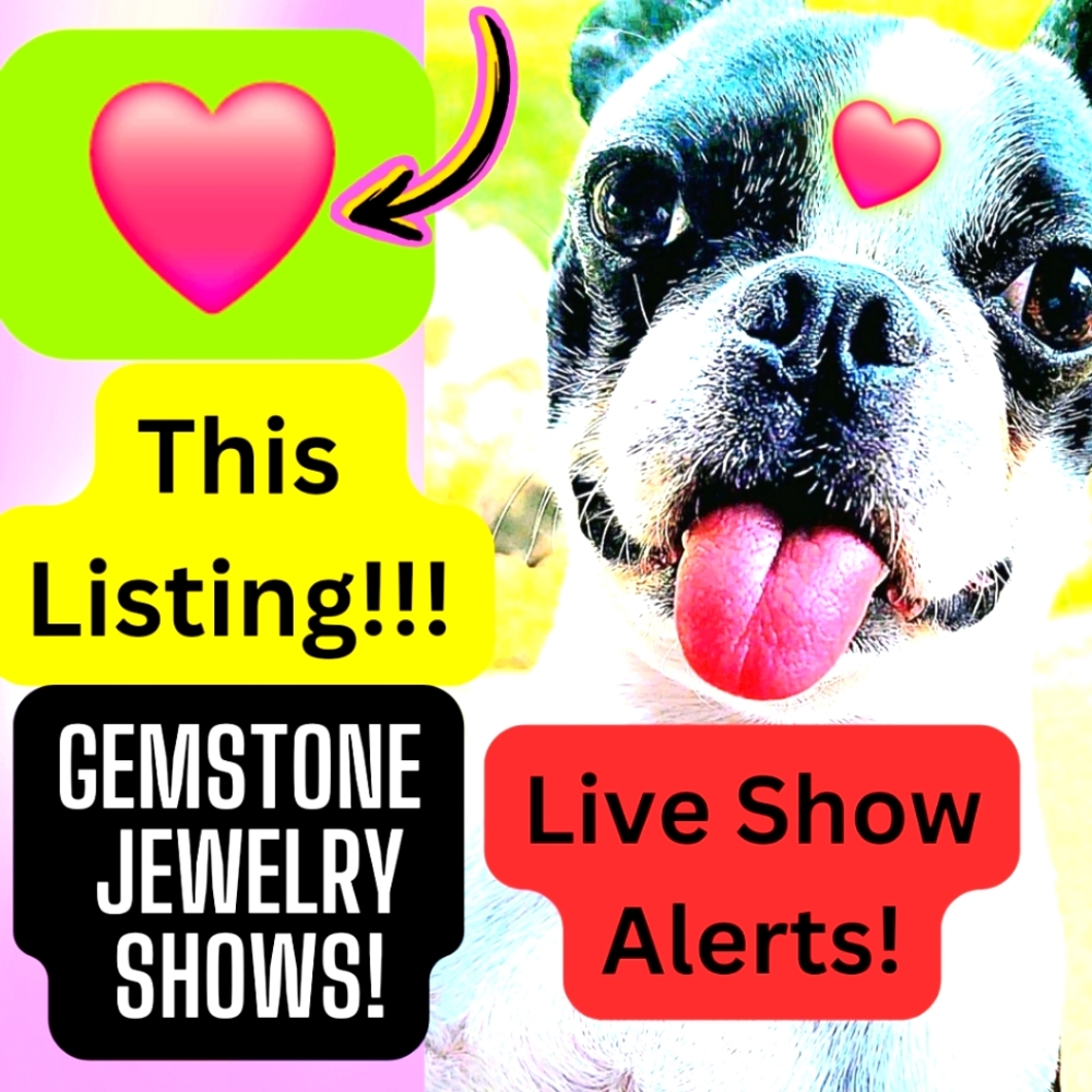 ❤️ FOR JEWELRY SHOW ALERTS! GEMSTONE RING SHOW! FREE ITEMS! - Picture 1 of 17